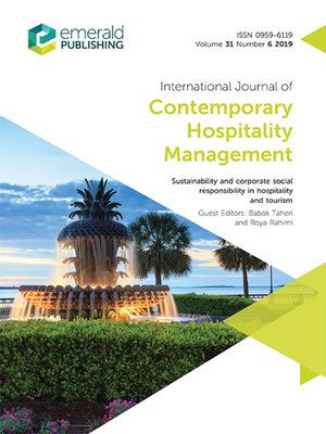 cover image of International Journal of Contemporary Hospitality Management, Volume 31, Number 6
